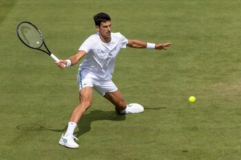 Djokovic tuvo su primer entrenamiento