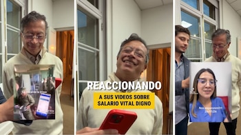 Con risas, así reaccionó Gustavo