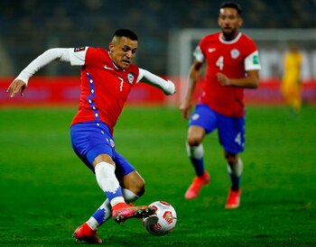 Alexis Sánchez de Chile controla