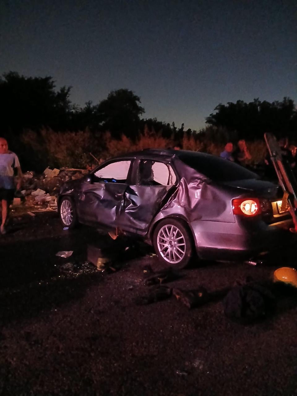 El vehículo que provocó el siniestro