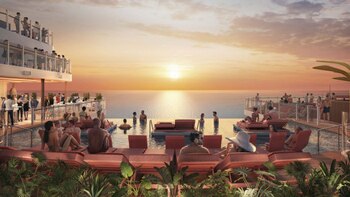 El crucero cuenta con nueve