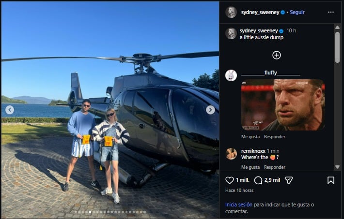 Sydney Sweeney compartió varios momentos de su estadía en Australia junto a Scooter Braun.
