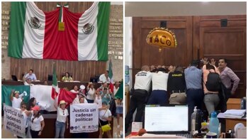 Entre protestas y portazos se