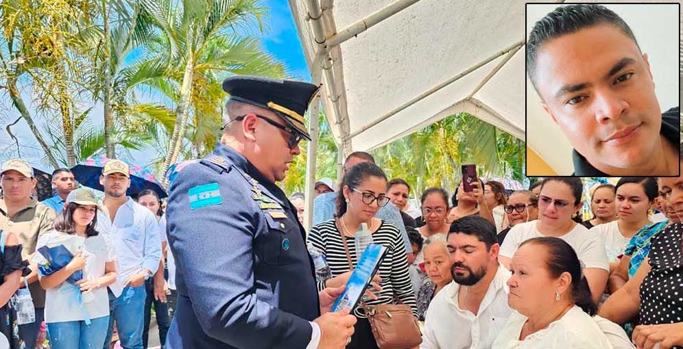 Los actos incluyeron misas, ceremonias cristianas y guardias de honor para los agentes caídos. Arreglos florales y la Bandera Nacional acompañaron las despedidas de los policías fallecidos. (Foto: Redes sociales)