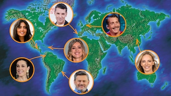 TVE, Antena 3 y Telecinco eligen grabar fuera de España sus nuevos programas (Montaje de Infobae)