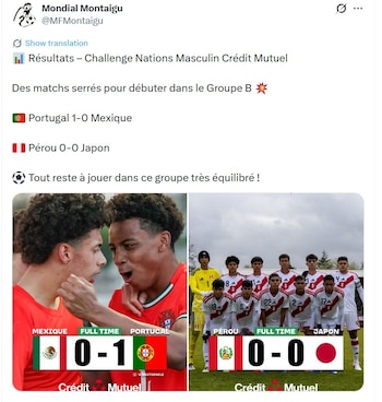 Selección Peruana sub 16 - Torneo Mundial Montaigu – Perú – deportes – 31 marzo