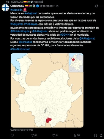 Corpades denunció que sus alertas