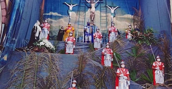 La estructura colapsó durante los