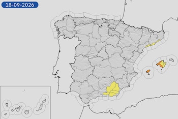Este viernes 18 de septiembre, Balerales estará bajo la alerta naranja. (Aemet)