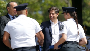 Axel Kicillof y Sergio Berni