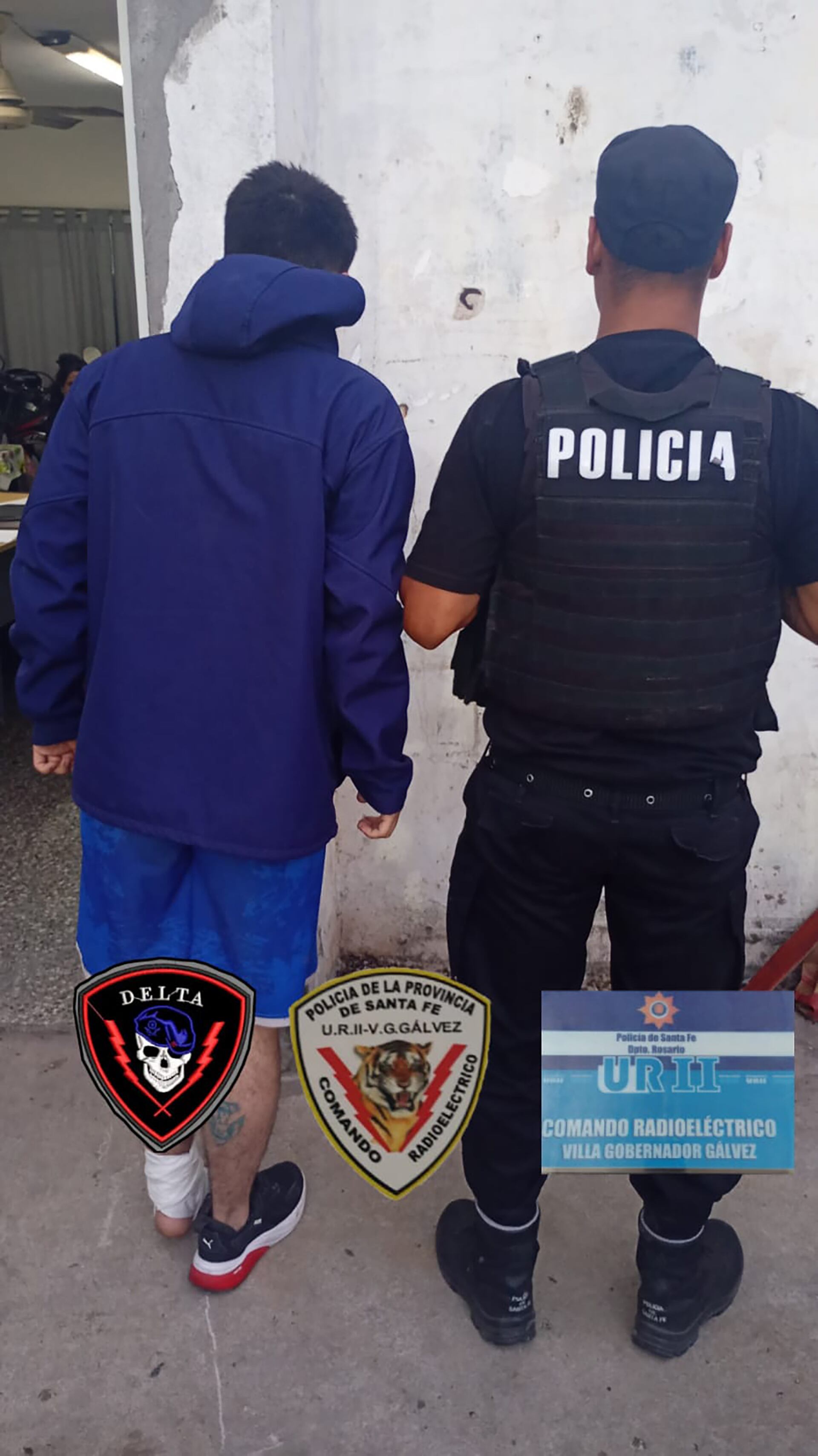 Fue identificado como Alejandro Ezequiel N.