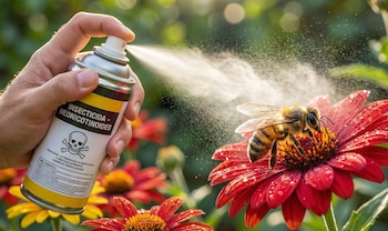 El uso de insecticidas representa