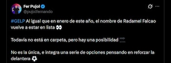 Falcao tendría una nueva posibilidad