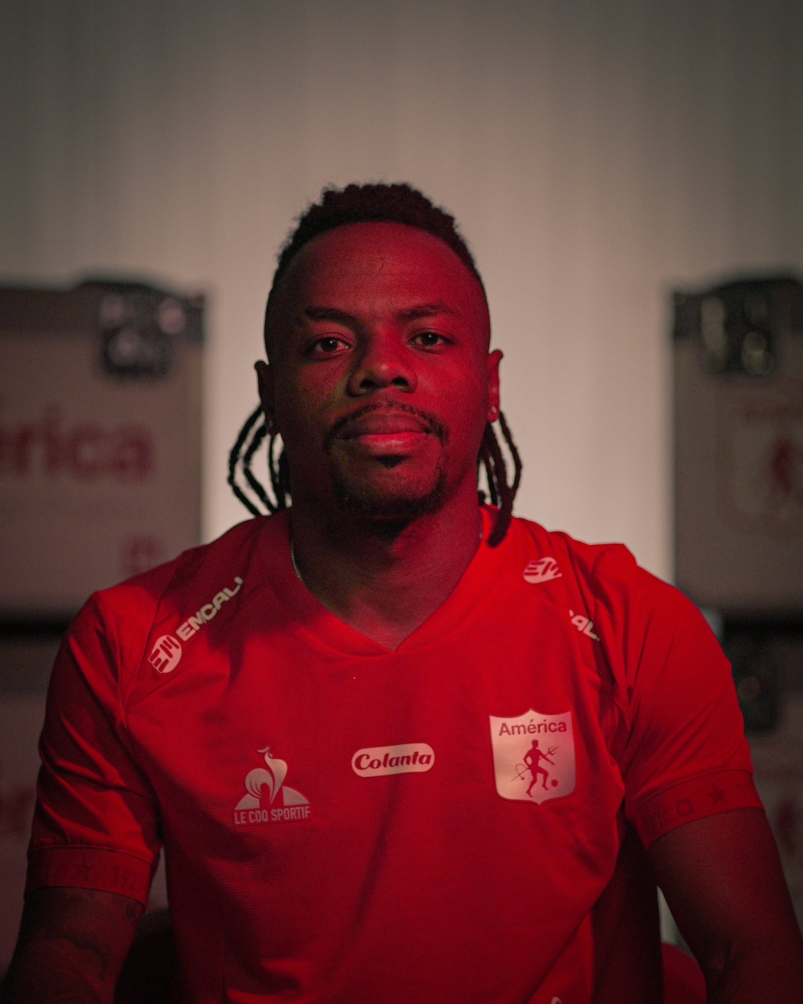 Jhon Murillo, atacante venezolano proveniente de Atlético San Luis de México, firmó contrato con el América - crédito América de Cali