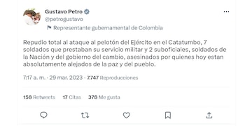 Petro sobre atentando al Ejército