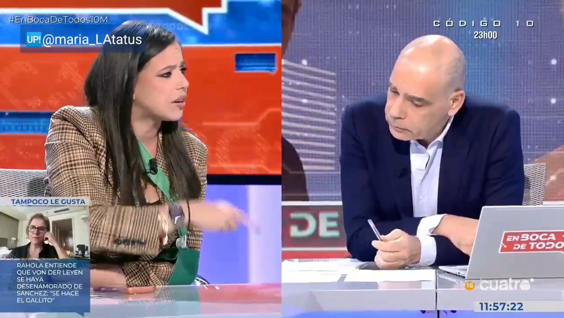 Sarah Santaolalla y Nacho Abad en