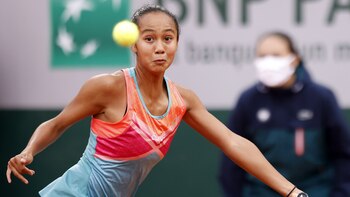 Leylah Fernández llega a París