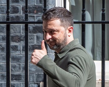 El presidente ucraniano, Volodímir Zelenzky ( Thomas Krych/ZUMA Press Wire)