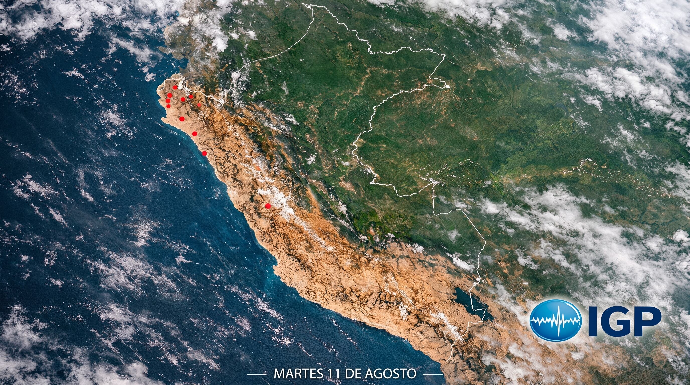 Temblor hoy en Perú EN VIVO: IGP reporta 3 sismos en Sechura durante la madrugada del 11 de agosto