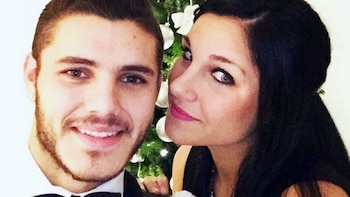 Mauro Icardi y su hermana