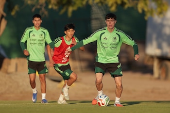 Jugadores de la Selección Mexicana