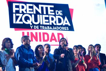 Acto de campaña del FIT