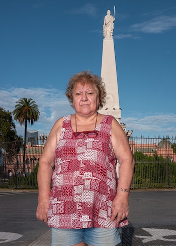 Margarita, miembro del colectivo Madres