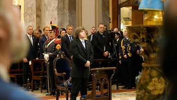 En 20 fotos: así se vivió el Tedeum en la Catedral Metropolitana de Buenos Aires con Javier Milei y su gabinete
