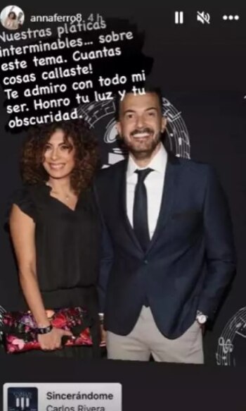 Anna Ferro compartió un matrimonio
