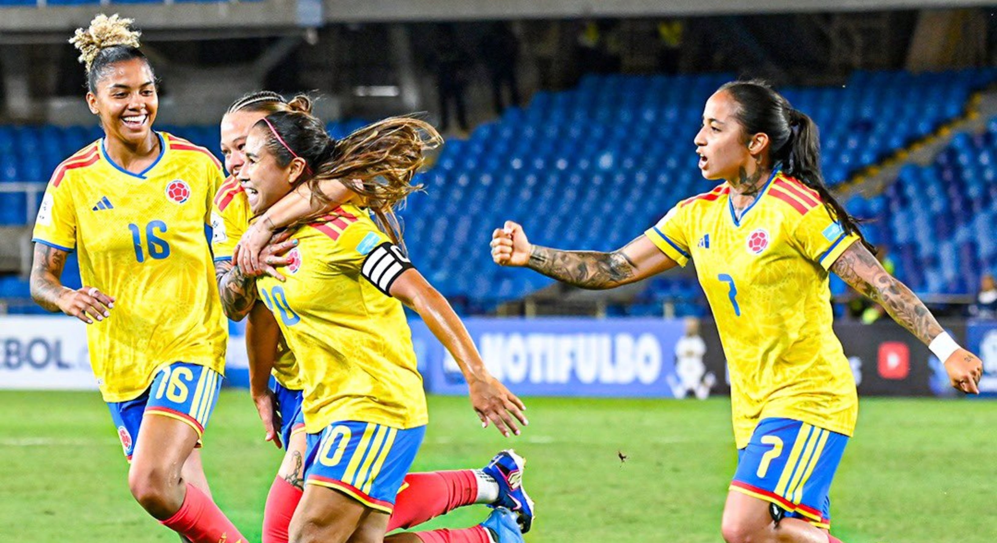 Leicy Santos marcó el primer gol de la selección Colombia en el partido contra Venezuela - crédito FCF