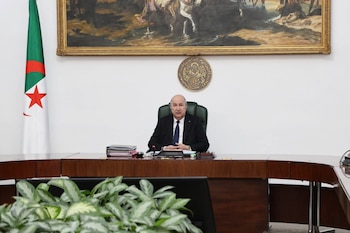 09/03/2026 March 9, 2026, Algeria, Algeria, Algeria: Algerian President Abdelmadjid Tebboune chairs a cabinet meeting to discuss the draft law on electoral districts and the number of parliamentary seats, preparations for the Hajj season, and the National Youth Plan. Algiers, March 8, 2026
POLITICA
Europa Press/Contacto/Algerian Presidency Office