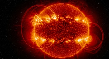 Esta impresionante vista del Sol