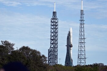 El lanzamiento del cohete se