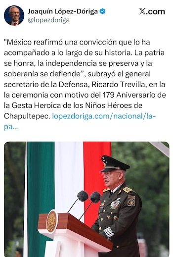Joaquín López-Dóriga asiste como invitado especial a Chapultepec a evento de Claudia Sheinbaum
(RS)