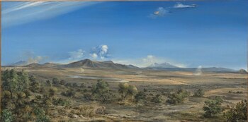 Llanos de Apan, Hidalgo. Óleo