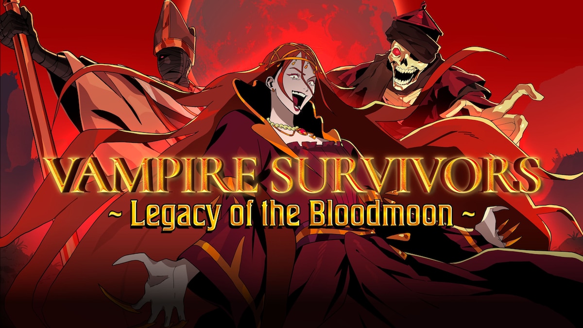 Poncle renombra Vampire Survivors y revela expansión Legacy of the Bloodmoon con nuevos personajes y armas