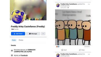 Freddy Castellanos publicaba mensajes obscenos