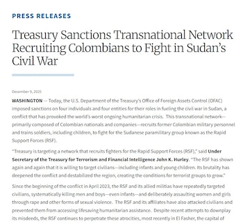 En su comunicado, la Oficina