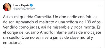 Uno de los comentarios con