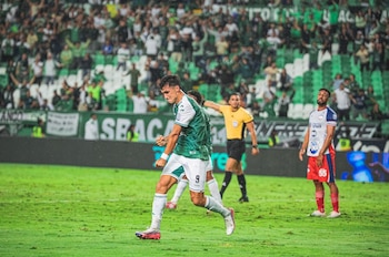 El delantero argentino Juan Dinenno fue una de las grandes figuras para el equipo dirigido por el venezolano Rafael Dudamel-crédito @DeportivoCaliCP/X