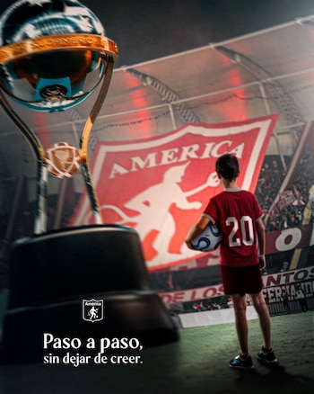 Afiche del América de Cali en la previa del partido contra Macará en la Copa Sudamericana - crédito América de Cali