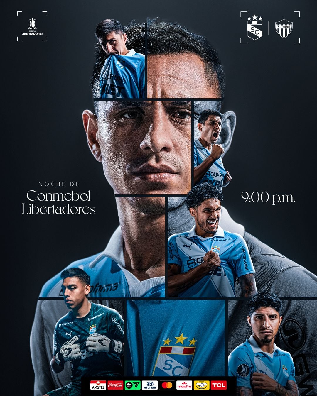 O Sporting Cristal enfrenta um duro desafio no Estádio Alejandro Villanueva. Crédito: Redes Sporting Cristal.