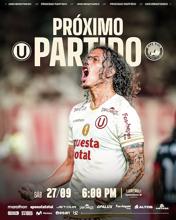 A qué hora juega Universitario