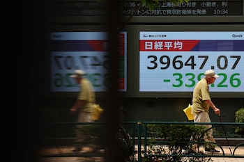 La Bolsa de Tokio sufrió