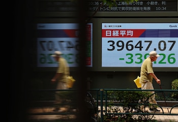 La Bolsa de Tokio sufrió