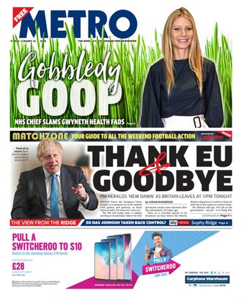 "Gracias, UE, y hasta luego",