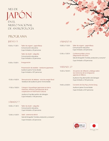 La Subdirección de Promoción Cultural del museo atiende dudas sobre el programa del Mes de Japón.
(Facebook/Embajada del Japón en México)