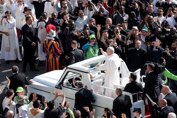 El papa León XIV realizó