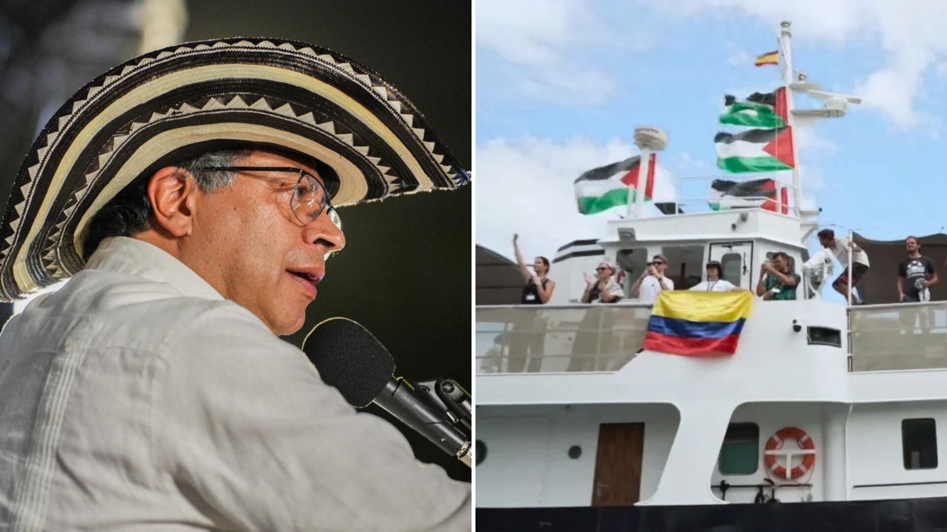 La Presidencia denunció que cualquier agresión contra la Flotilla Global Sumud constituye una transgresión al derecho internacional - crédito Presidencia - @LauraCVargas96/X