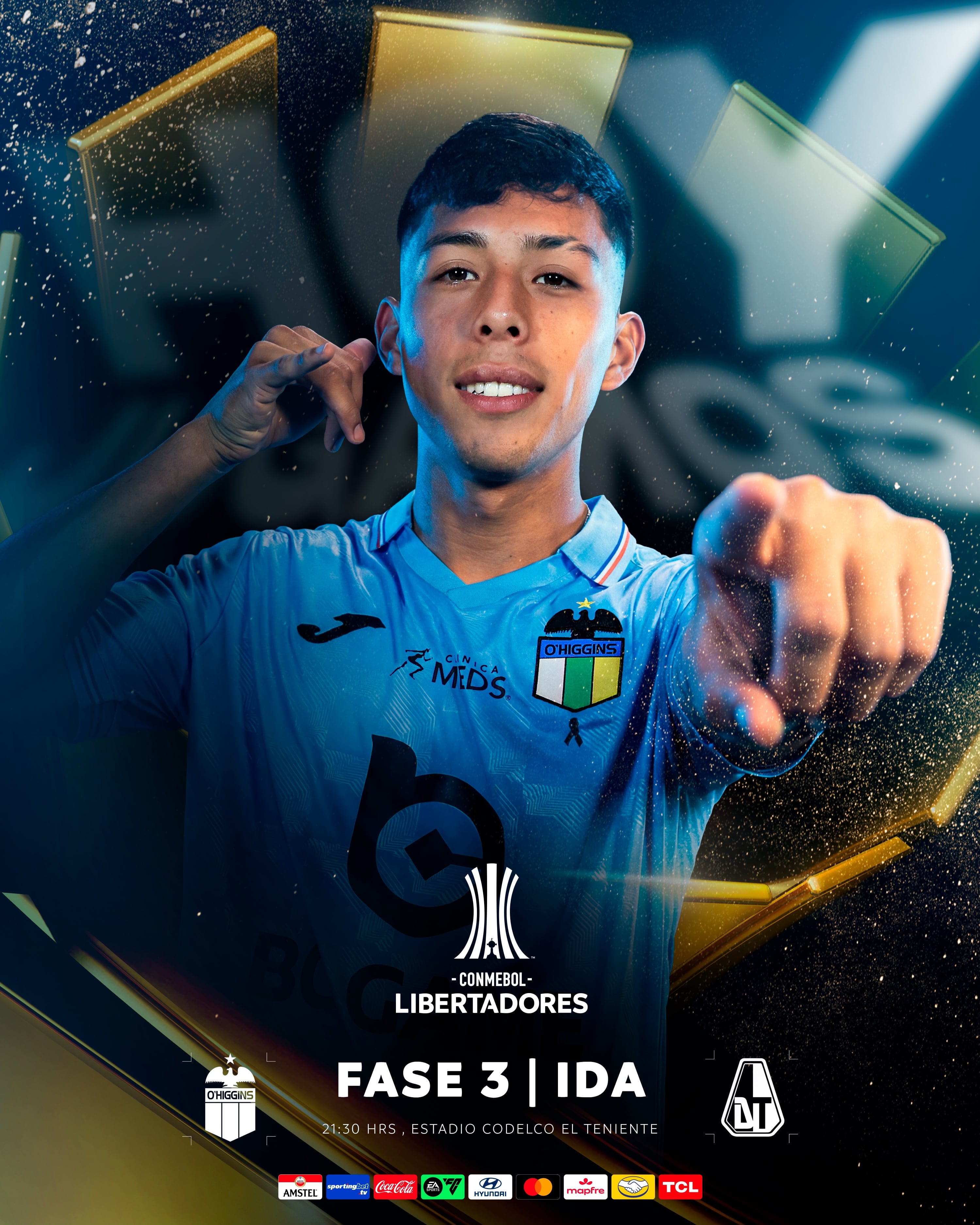 Este es el afiche del cuadro chileno-crédito @OHigginsoficial/X